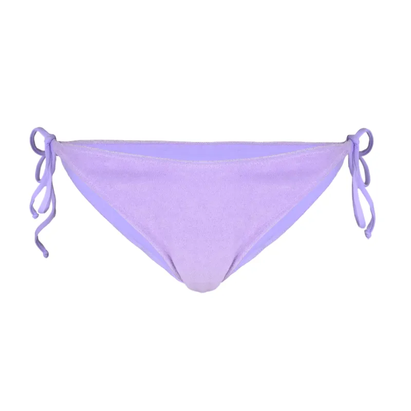 Virgo Bikini Bottom Terry Purple made by MC2 Saint Barth