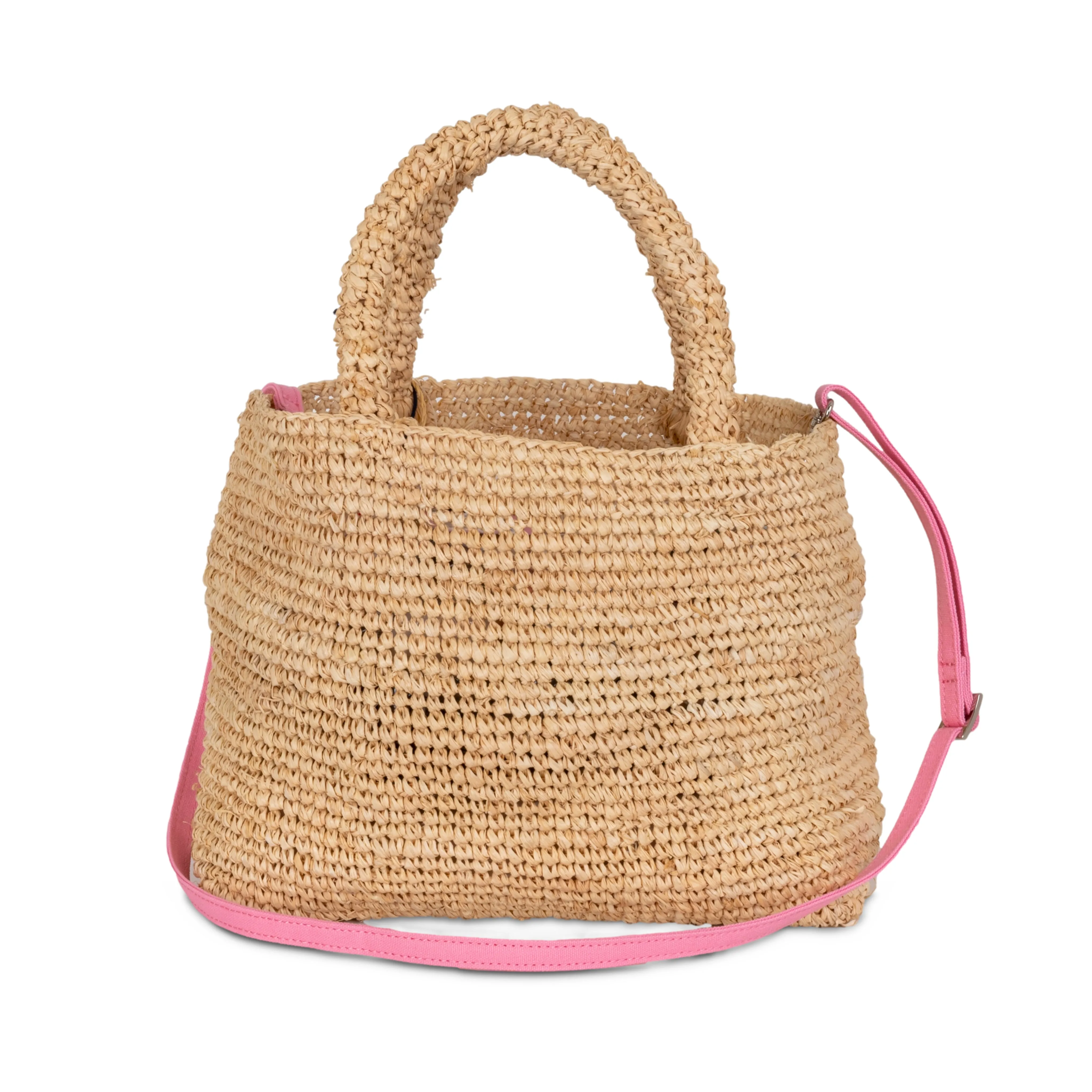 Raffia Beach Mid-Pearl Heart White & Pink sold by Sand Dollar product image thumbnail 2