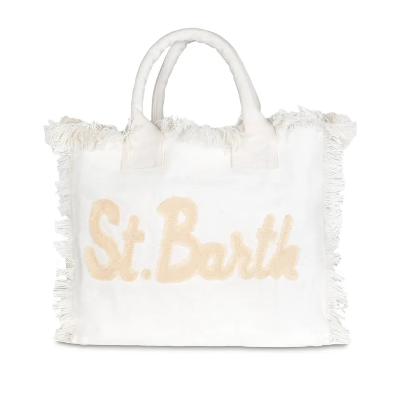 Vanity Patch Donna St Barth Beige/White sold by Sand Dollar