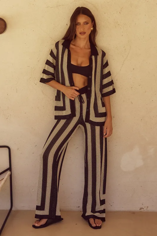 Ziggy Pant Black/Sand made by Seven Wonders