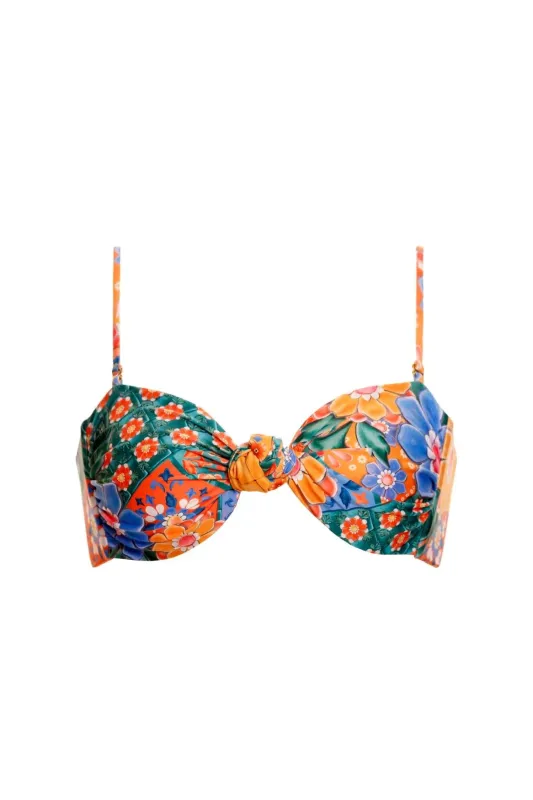 Tile Lucille Bikini Top sold by Sand Dollar