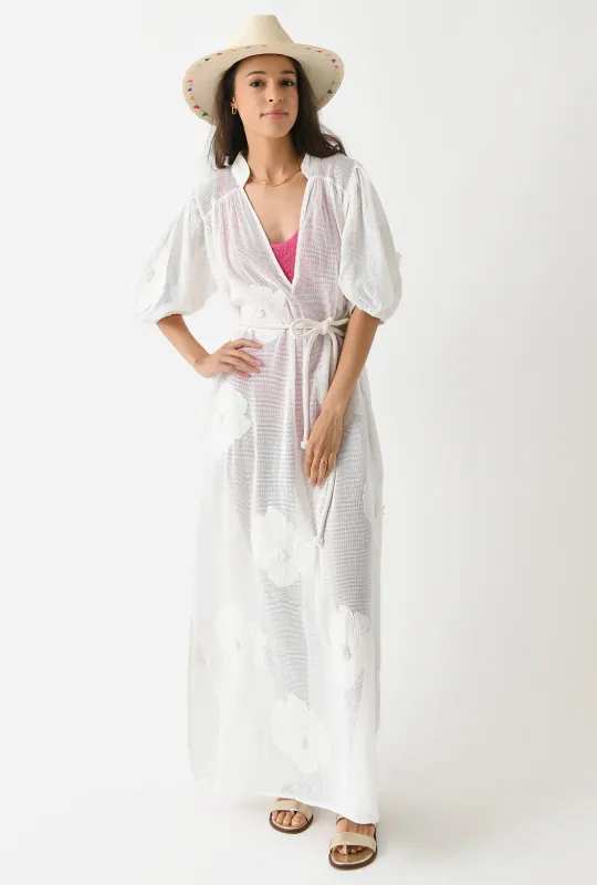 White Flower Dress sold by Sand Dollar