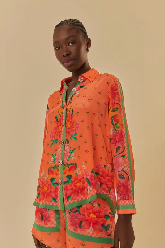 Fruit Garden Scarf Long Sleeved Shirt made by FARM Rio