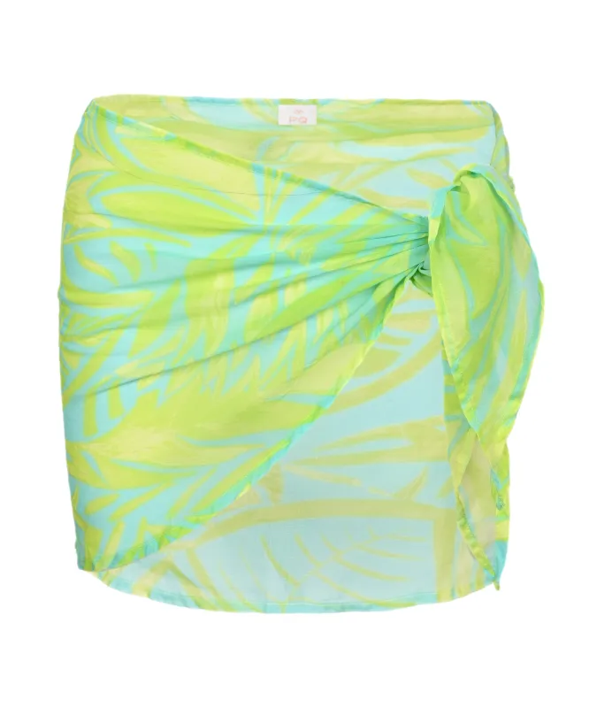 Mini Sarong Neon Palms sold by Sand Dollar
