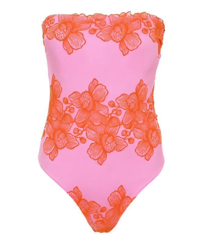 Strapless One Piece Capri sold by Sand Dollar