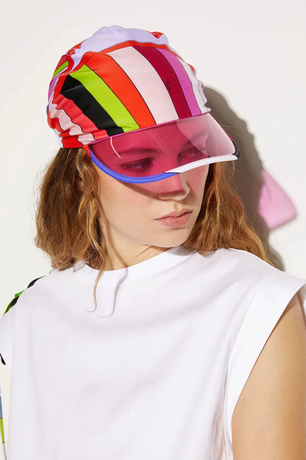 Iride Print Cap Visor Arancio/Rosa sold by Sand Dollar product image thumbnail 2