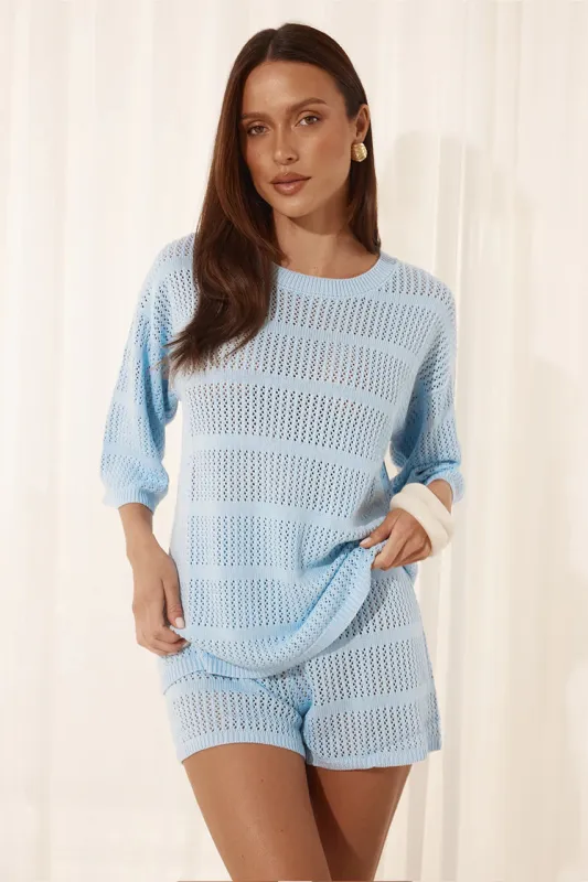 Samia Shirt Sky Blue sold by Sand Dollar