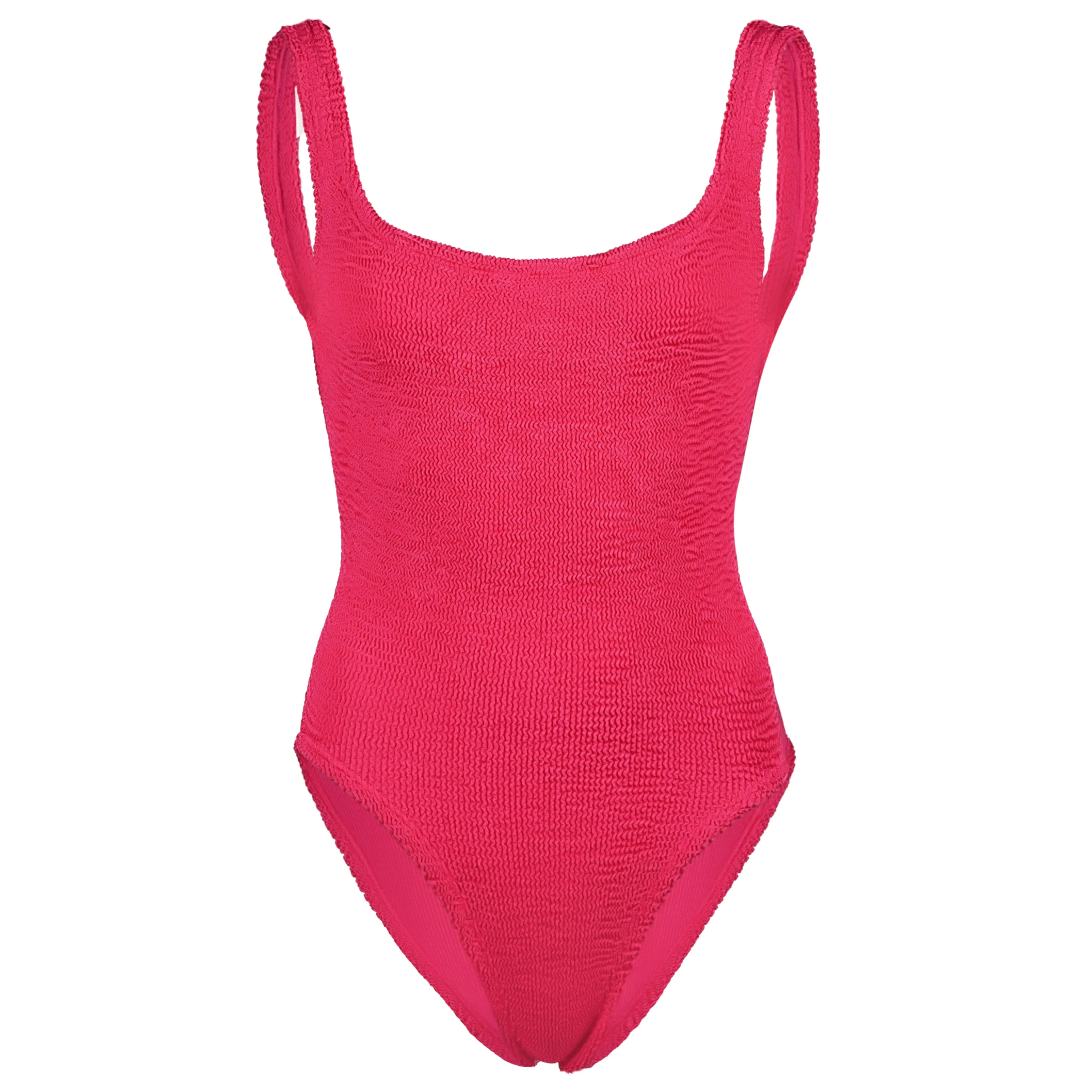 Square Neck Swim Metallic Raspberry sold by Sand Dollar