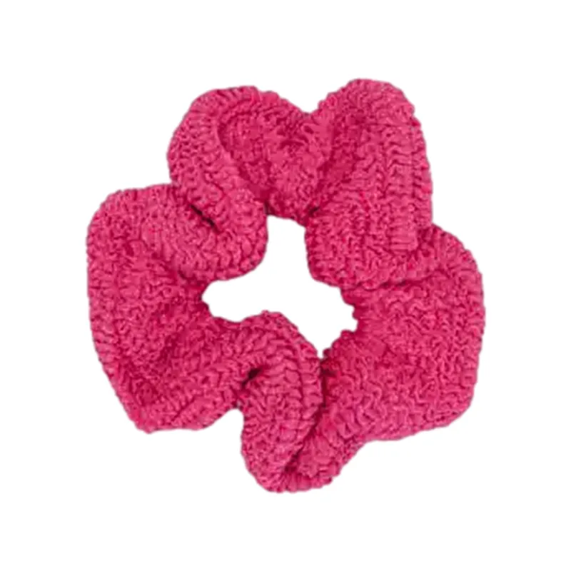Scrunchie Metallic Raspberry made by Hunza G