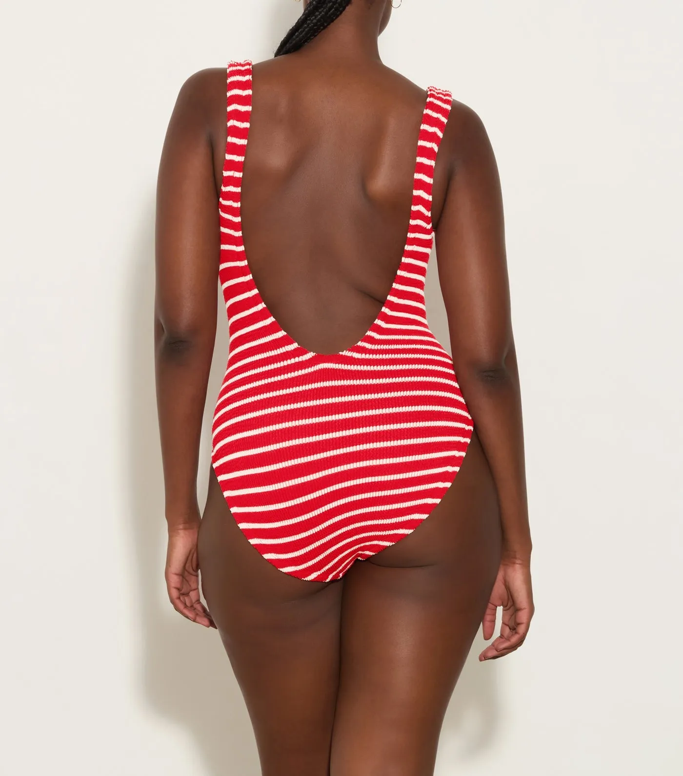 Classic Square Neck Swim Red/White sold by Sand Dollar product image thumbnail 4