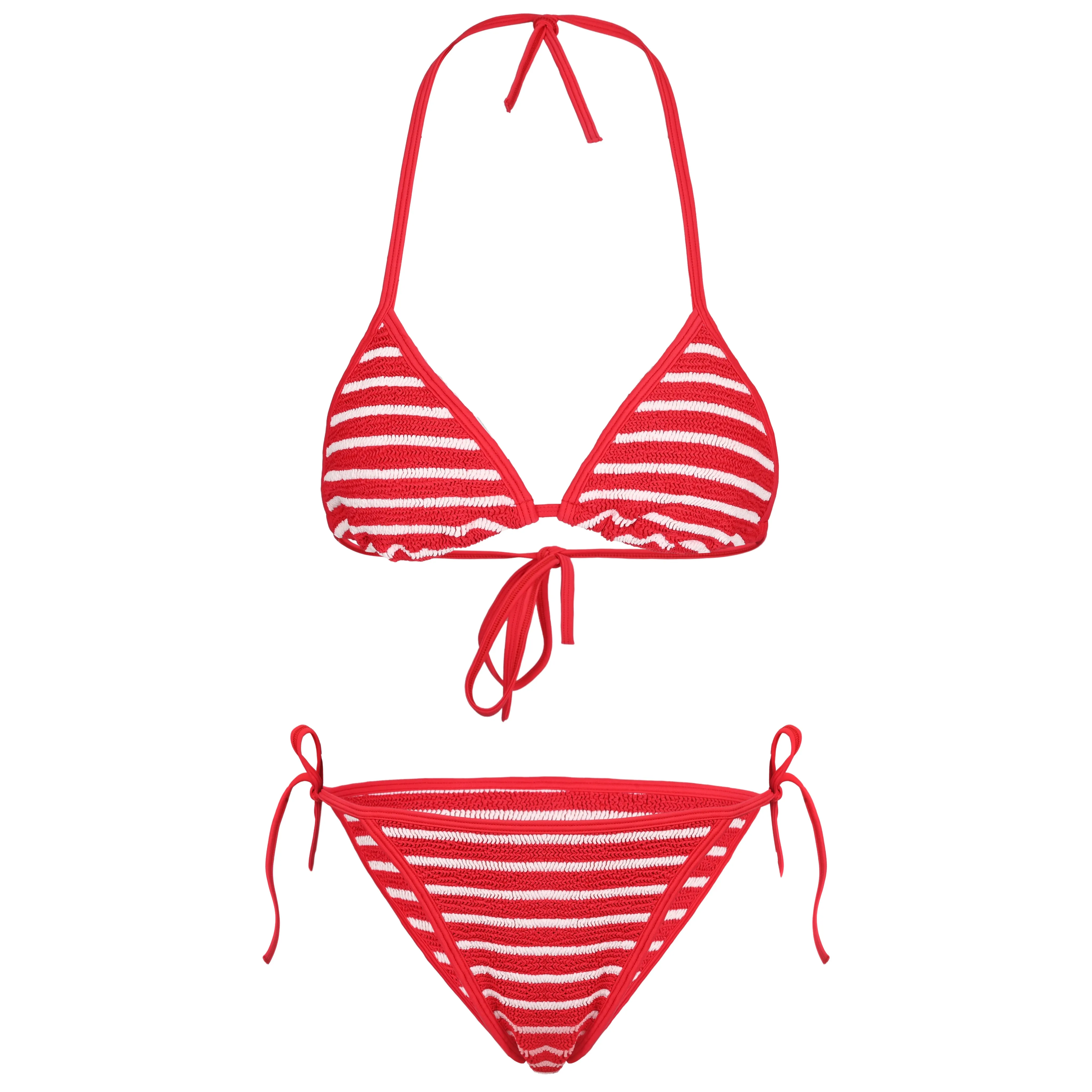 Gina Bikini Red/White sold by Sand Dollar