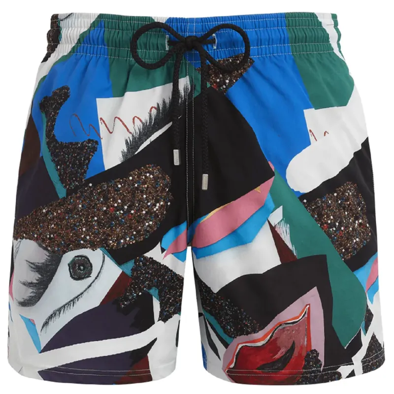 Men Stretch Swim Shorts Multicolored made by Vilebrequin