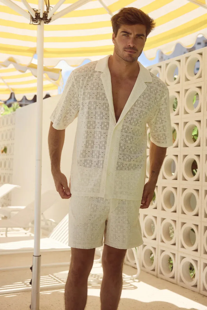 Matilo Shirt Cream sold by Sand Dollar