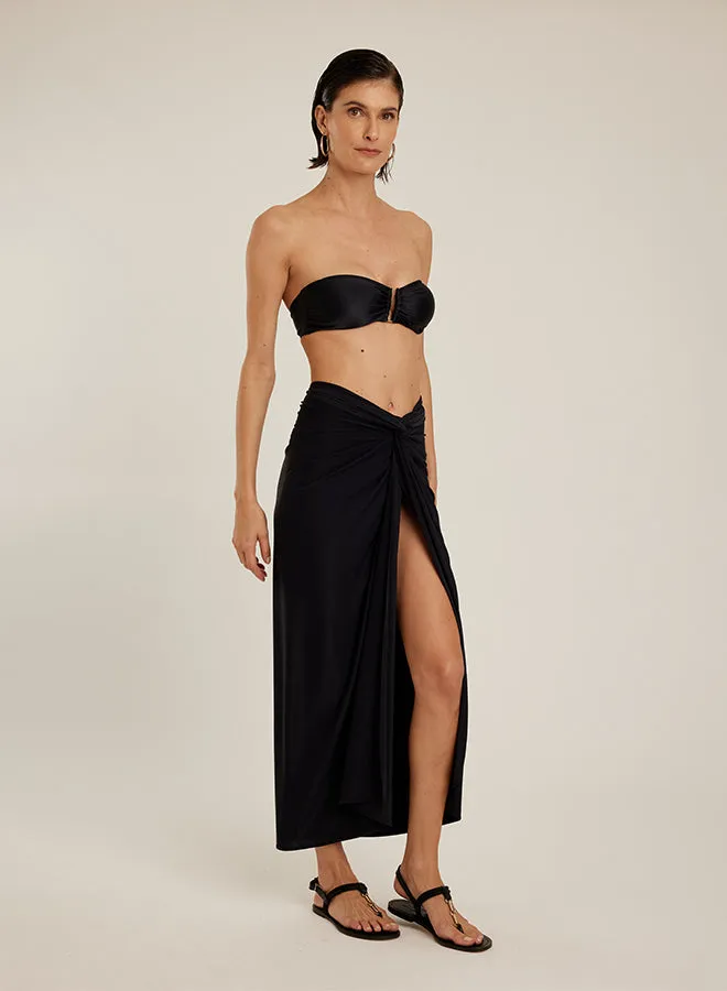 Bio Knot Touch Sarong Black sold by Sand Dollar product image thumbnail 2