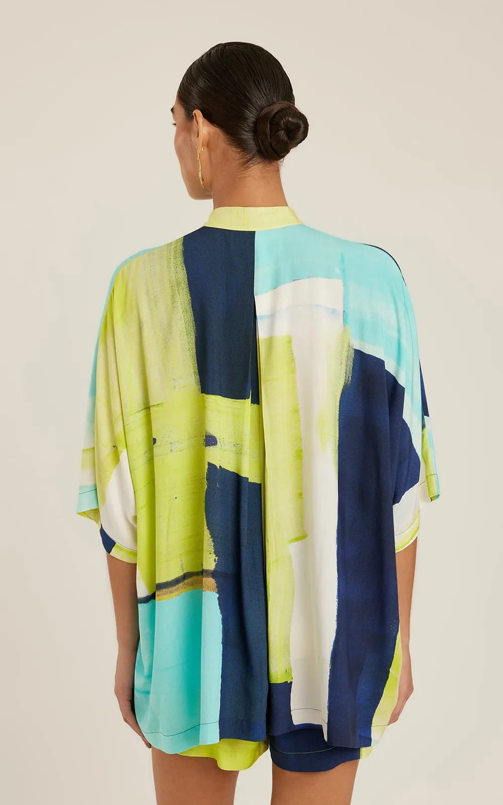 Priest Neckline Shirt Bleue sold by Sand Dollar product image thumbnail 2