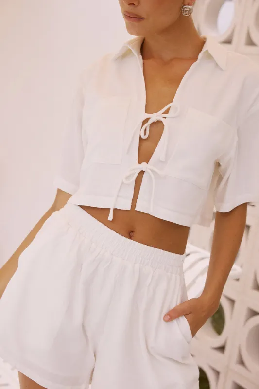 Brionni Short White sold by Sand Dollar