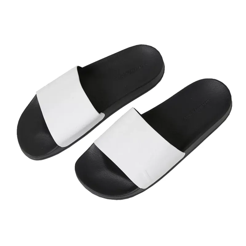 Humberto Suede Sliders - White And Black made by Sand Dollar