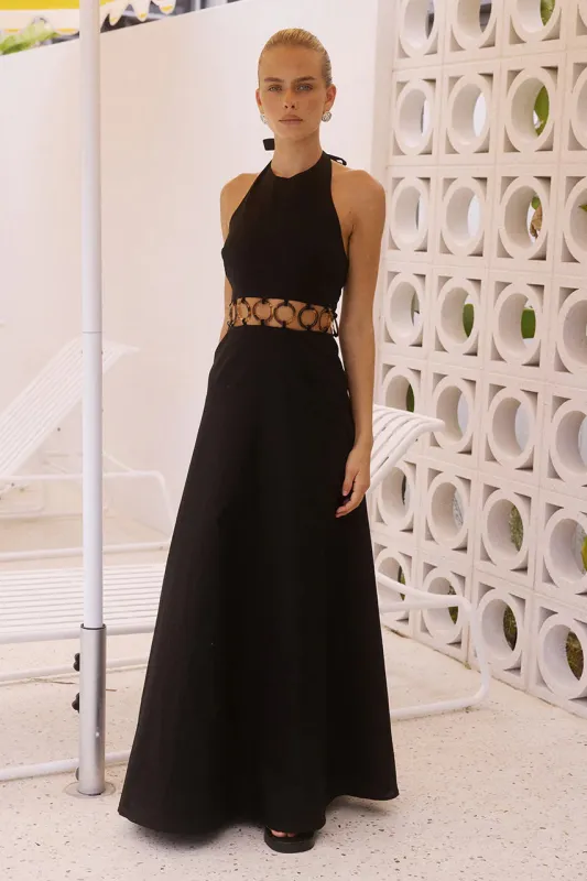 Rafina Maxi Dress Black made by Seven Wonders