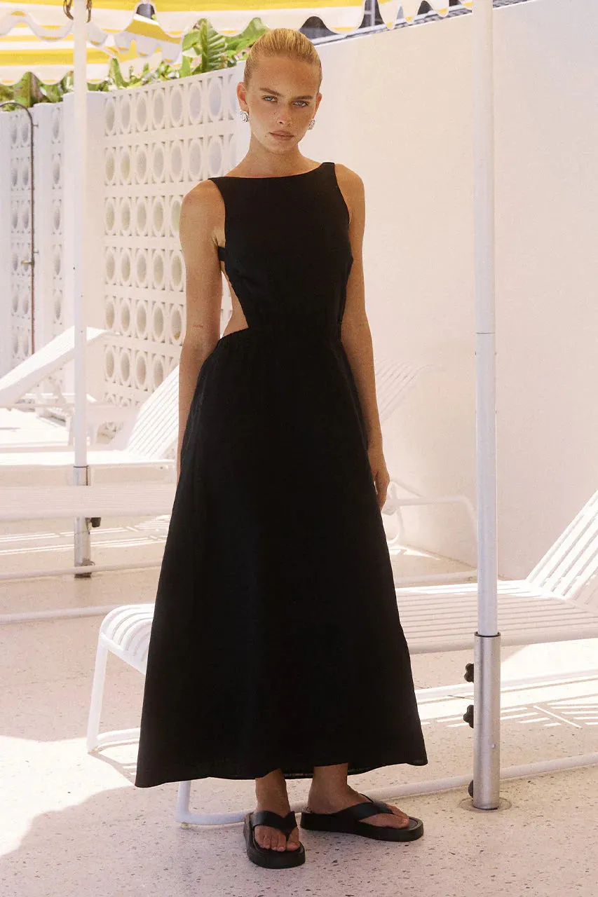 Bela Midi Dress Black sold by Sand Dollar