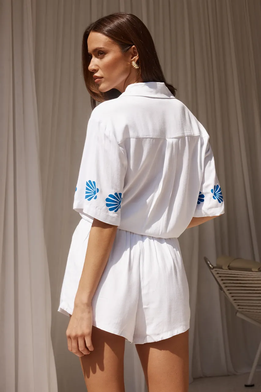 Seraphina Short White/Blue sold by Sand Dollar product image thumbnail 2