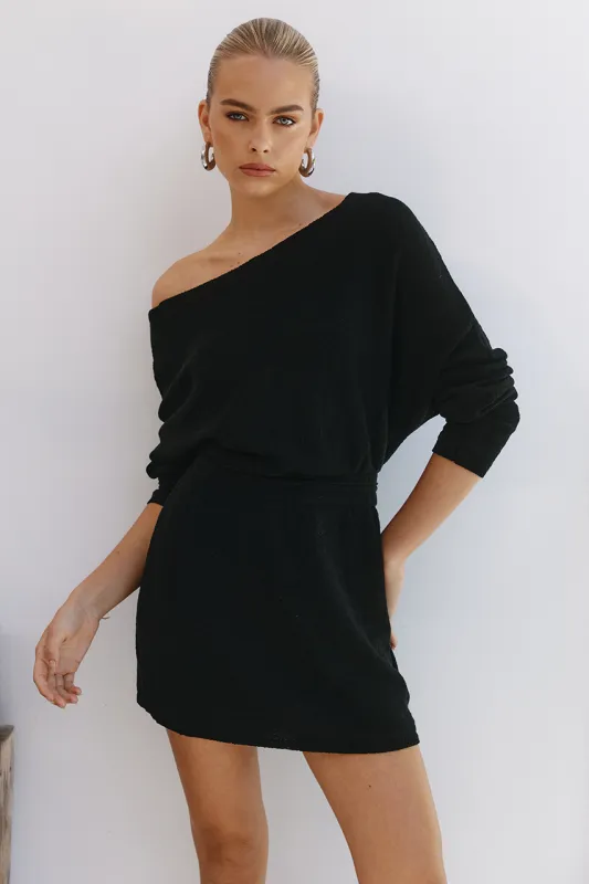 Florida Mini Dress Black made by Seven Wonders