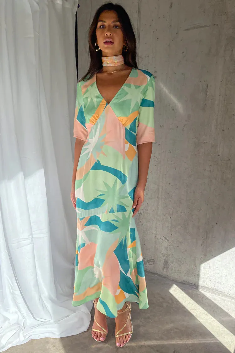 Sage Lyra Poppy Midi Dress sold by Sand Dollar product image thumbnail 3