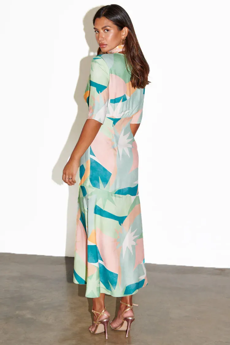Sage Lyra Poppy Midi Dress sold by Sand Dollar product image thumbnail 4
