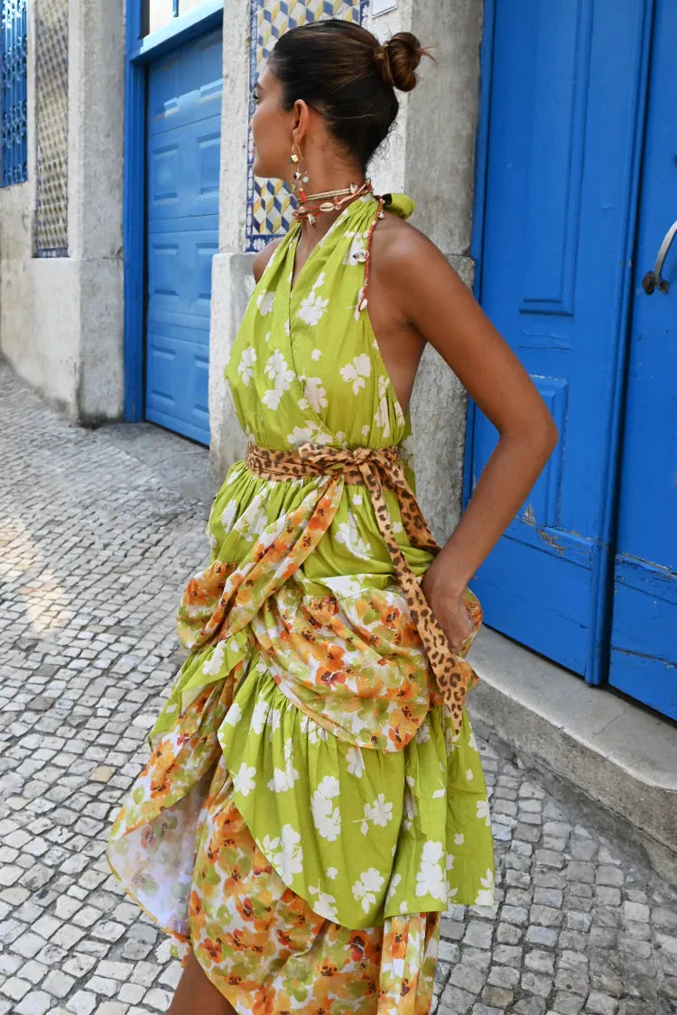 Floral And Leopard Matilda Wrap Dress Petite sold by Sand Dollar product image thumbnail 2