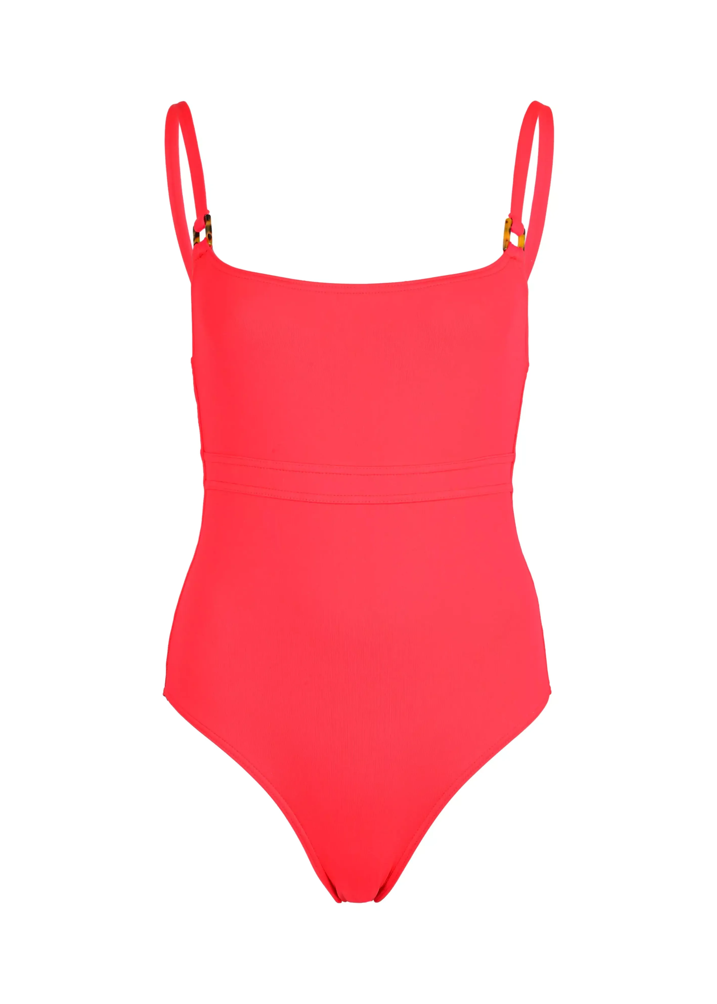 St Lucia One Piece Red sold by Sand Dollar