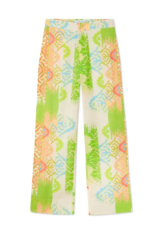 Green Abstract Trousers sold by Sand Dollar
