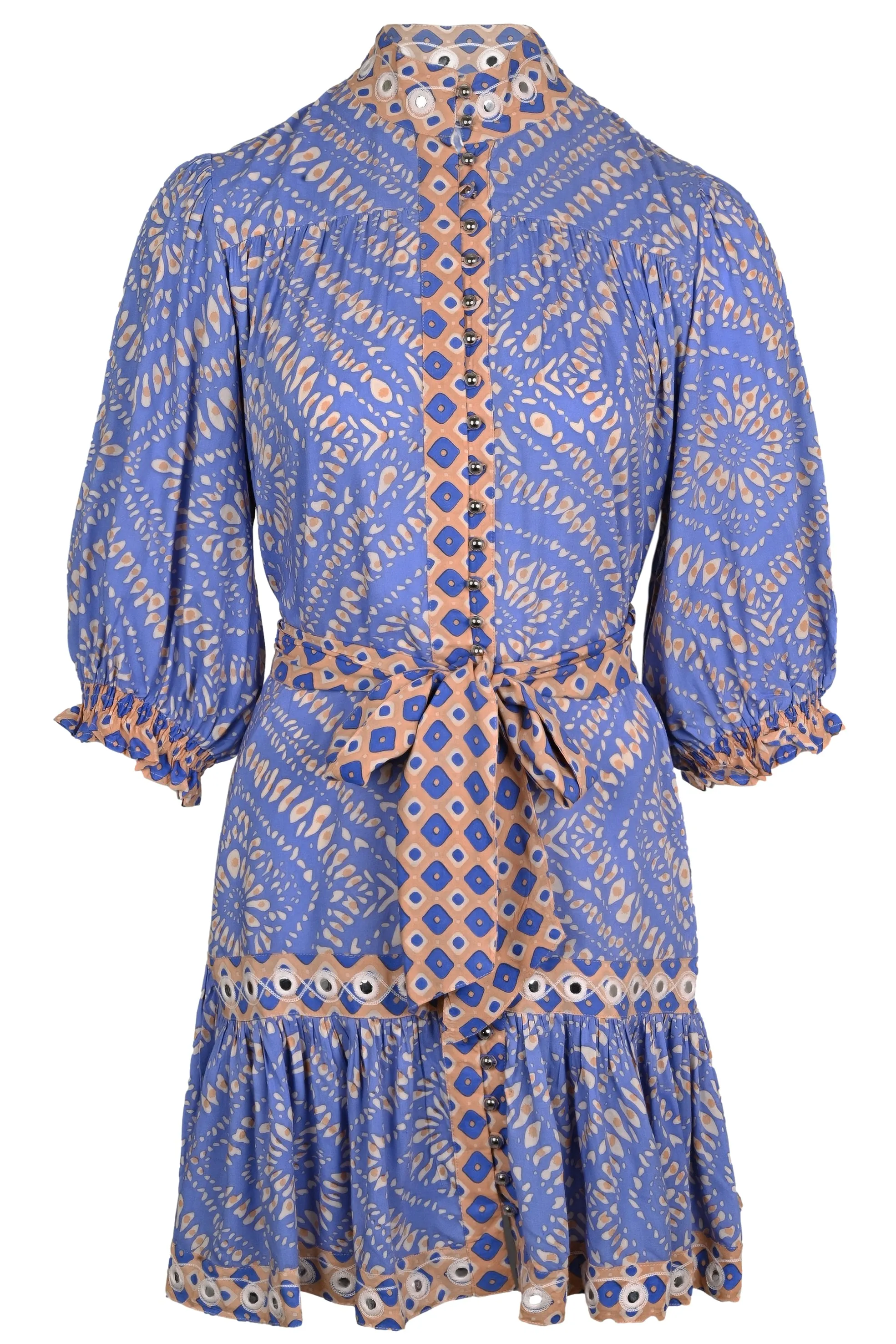 Carmen Short Dress Purple sold by Sand Dollar