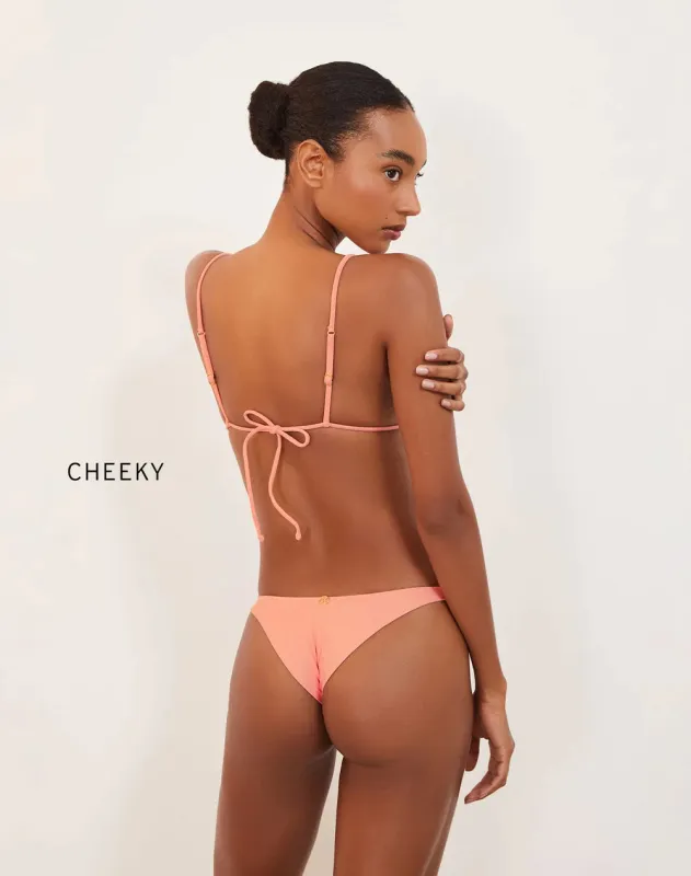 Solid Cora Detail Cheeky Bottom Peach made by Vix