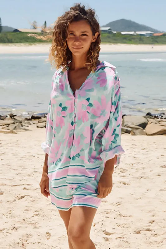 Voyage Print Claudia Blouse made by Jaase