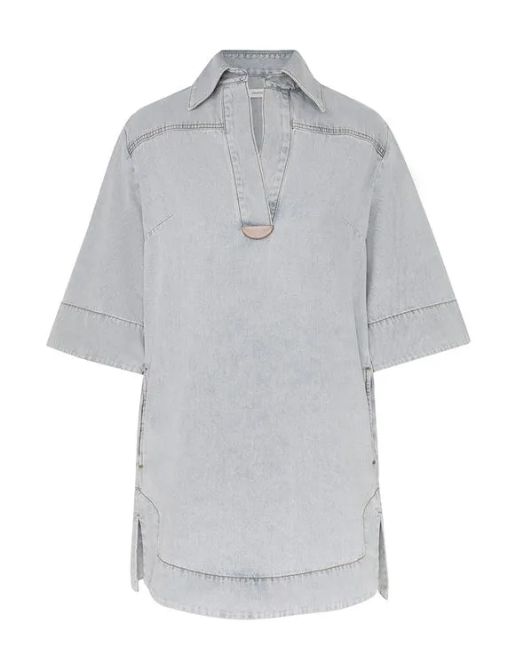 August Denim Tunic Dress Storm Blue sold by Sand Dollar