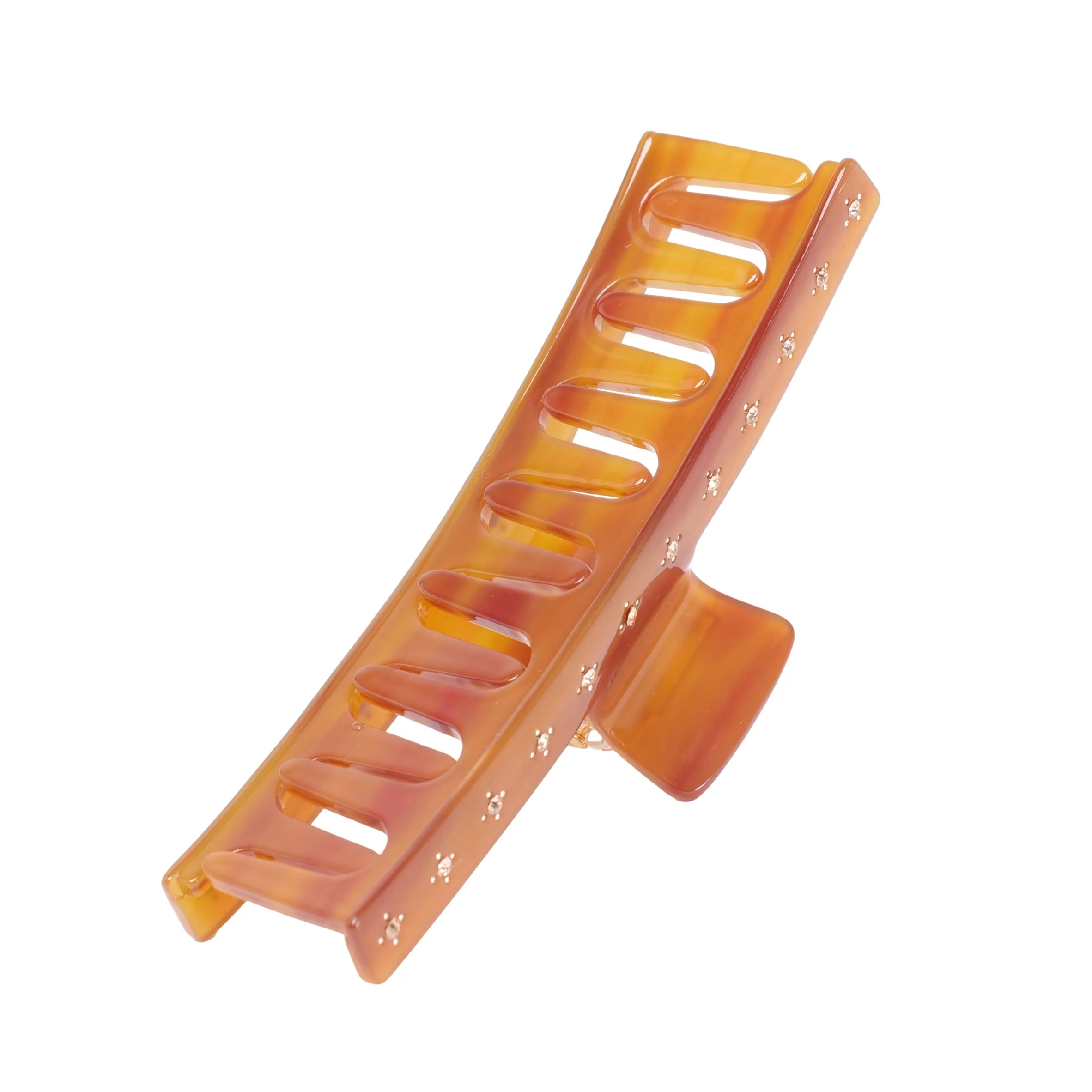 Large Crystal Claw Clip Brown sold by Sand Dollar product image thumbnail 2