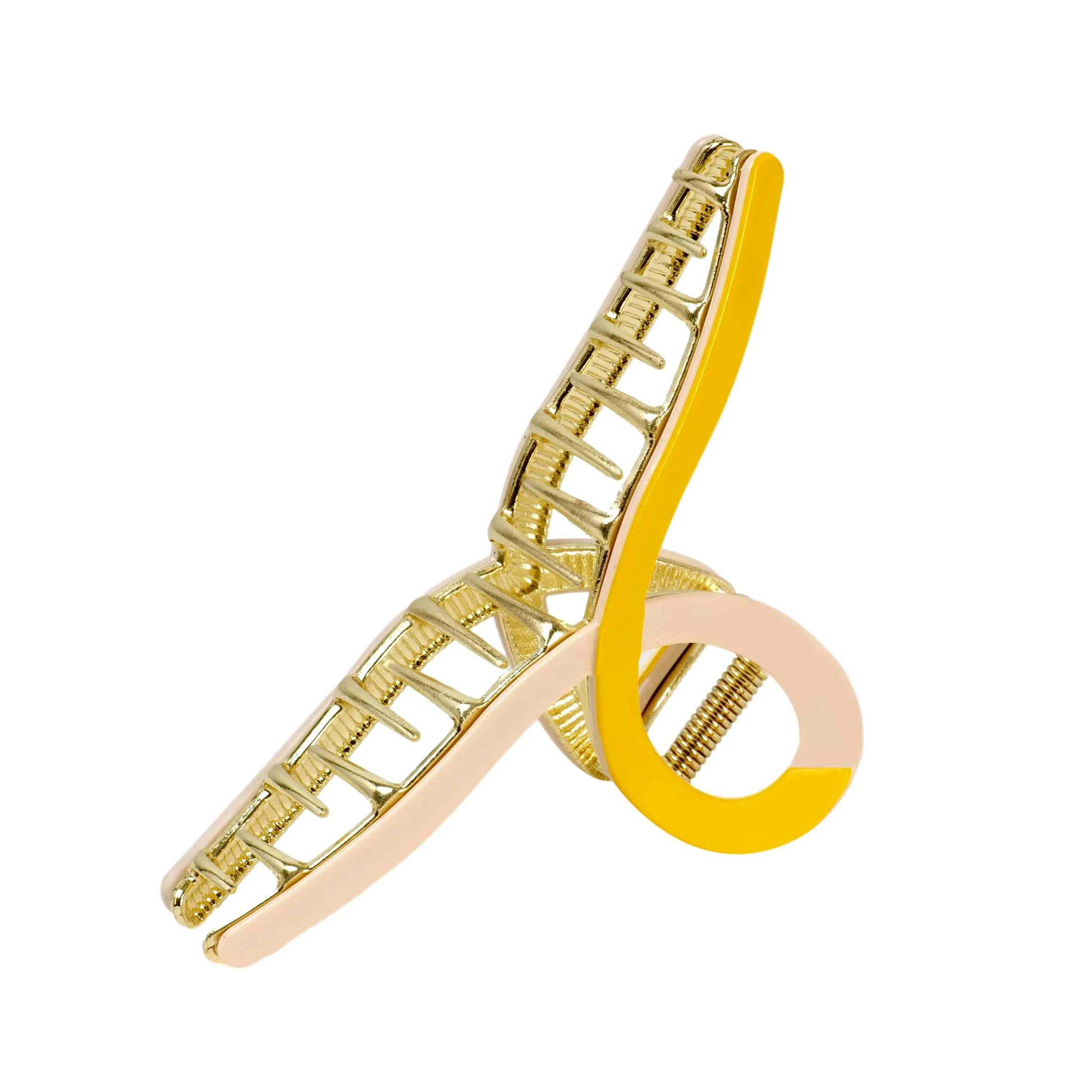 Loop Claw Clip Yellow/Beige sold by Sand Dollar product image thumbnail 2
