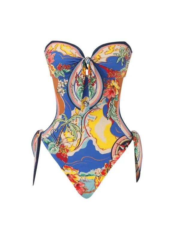 Alight Scarf Tie One Piece Nautical Map sold by Sand Dollar