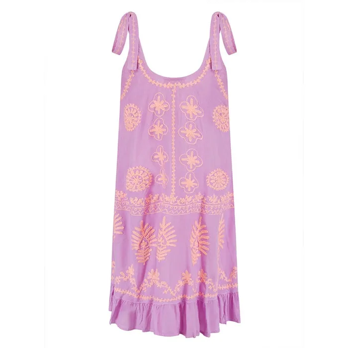 Remi Lilac Peach Mini Slip Dress sold by Sand Dollar product image thumbnail 2
