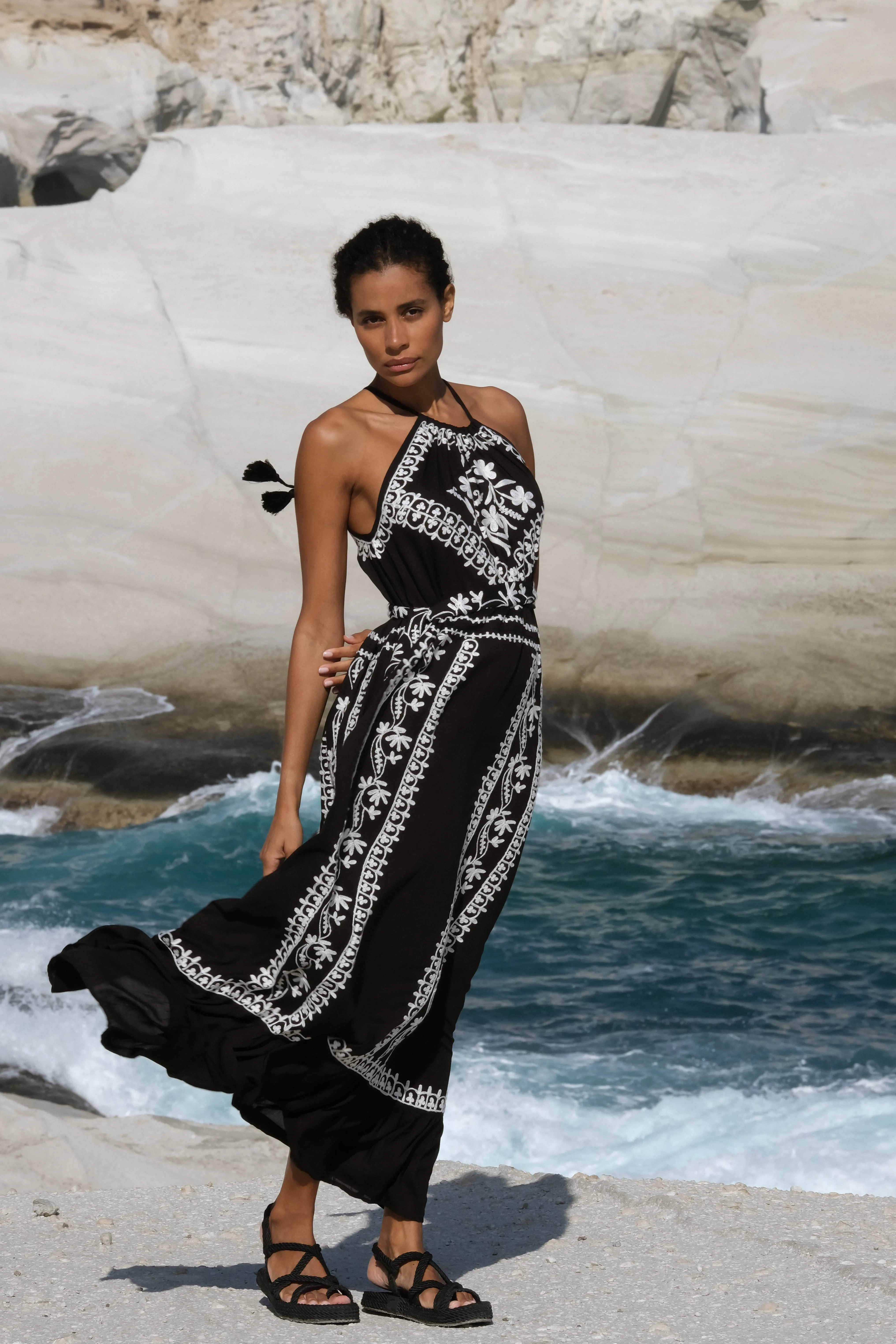Poppy Black Pearl Maxi Dress sold by Sand Dollar product image thumbnail 2