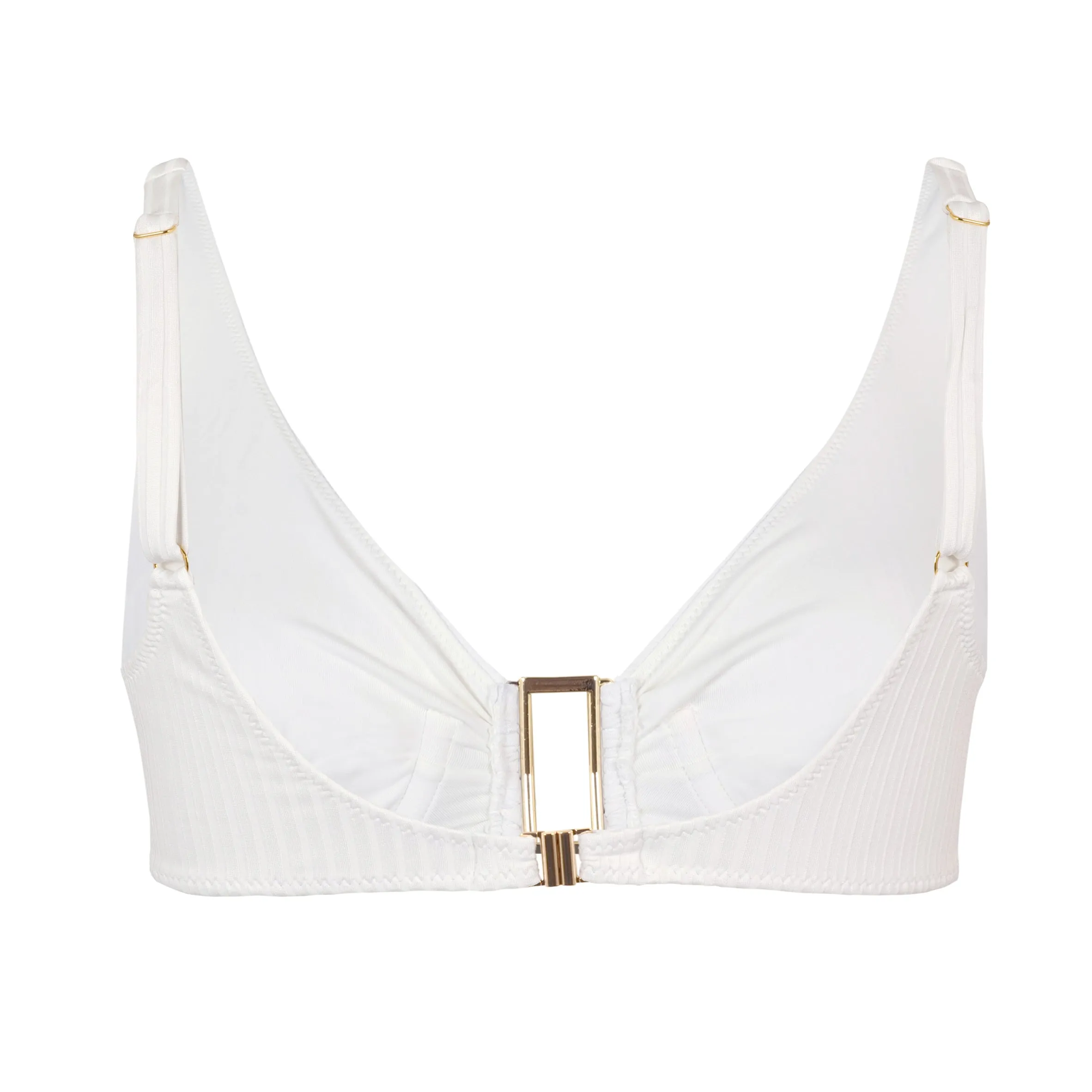 Bel Air Bikini Top Ivory Ribbed sold by Sand Dollar product image thumbnail 2