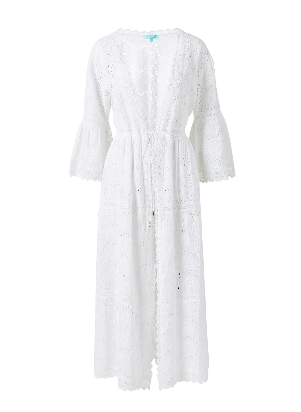 Ava Long Cover Up White sold by Sand Dollar