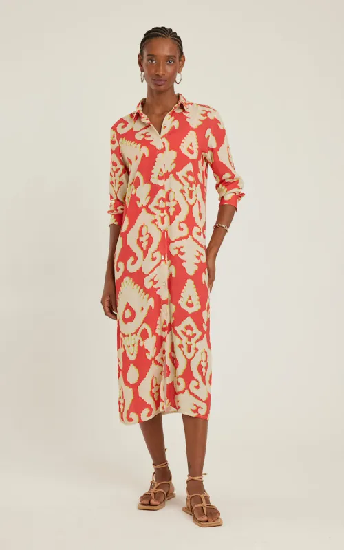 Chemisier Back Pleat Detail Turkey made by Sand Dollar