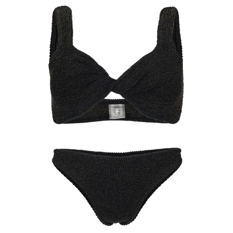 Juno Bikini Black/Gold made by Hunza G