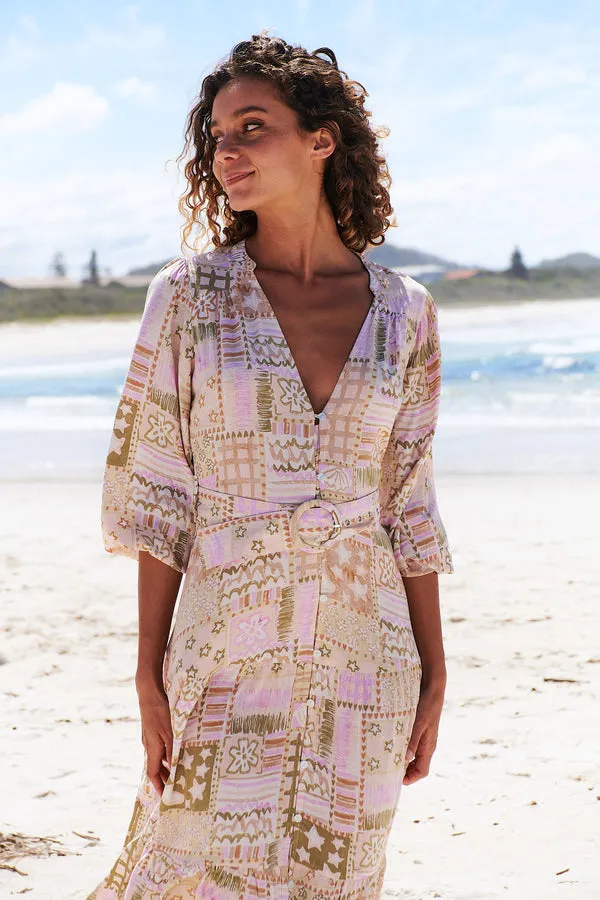 Bonnie Maxi Dress Jupiter Print Pink sold by Sand Dollar product image thumbnail 3