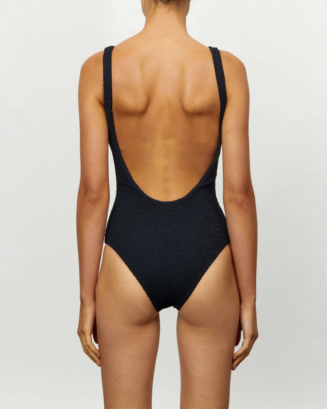 Backless One Piece Crimped Black sold by Sand Dollar product image thumbnail 2