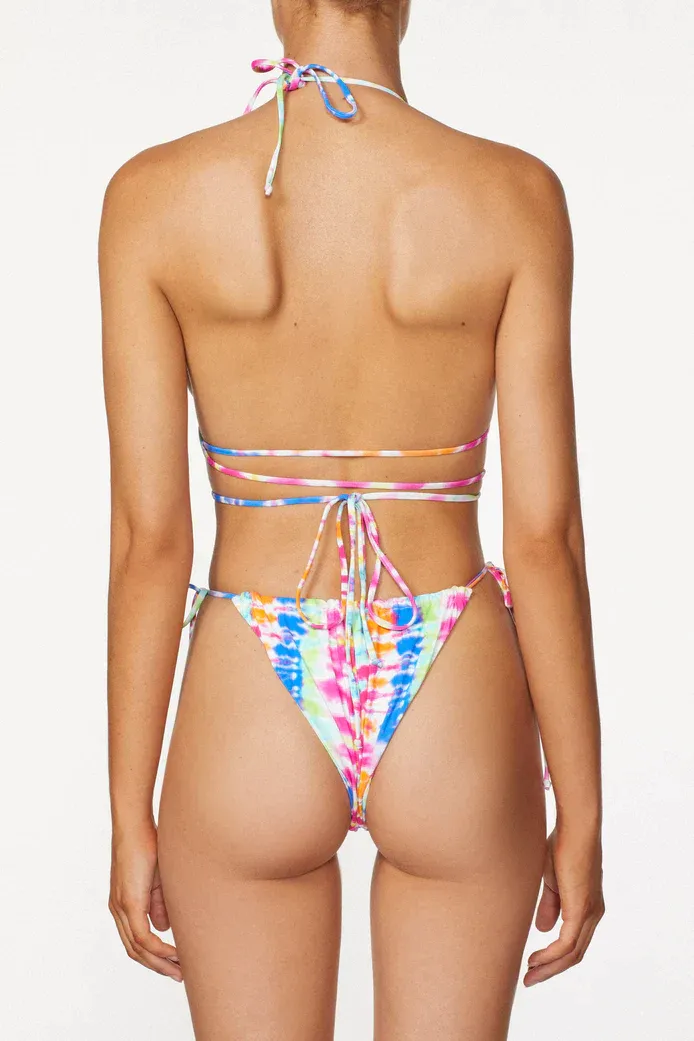 Long Triangle Bikini Top Sherbert sold by Sand Dollar product image thumbnail 3