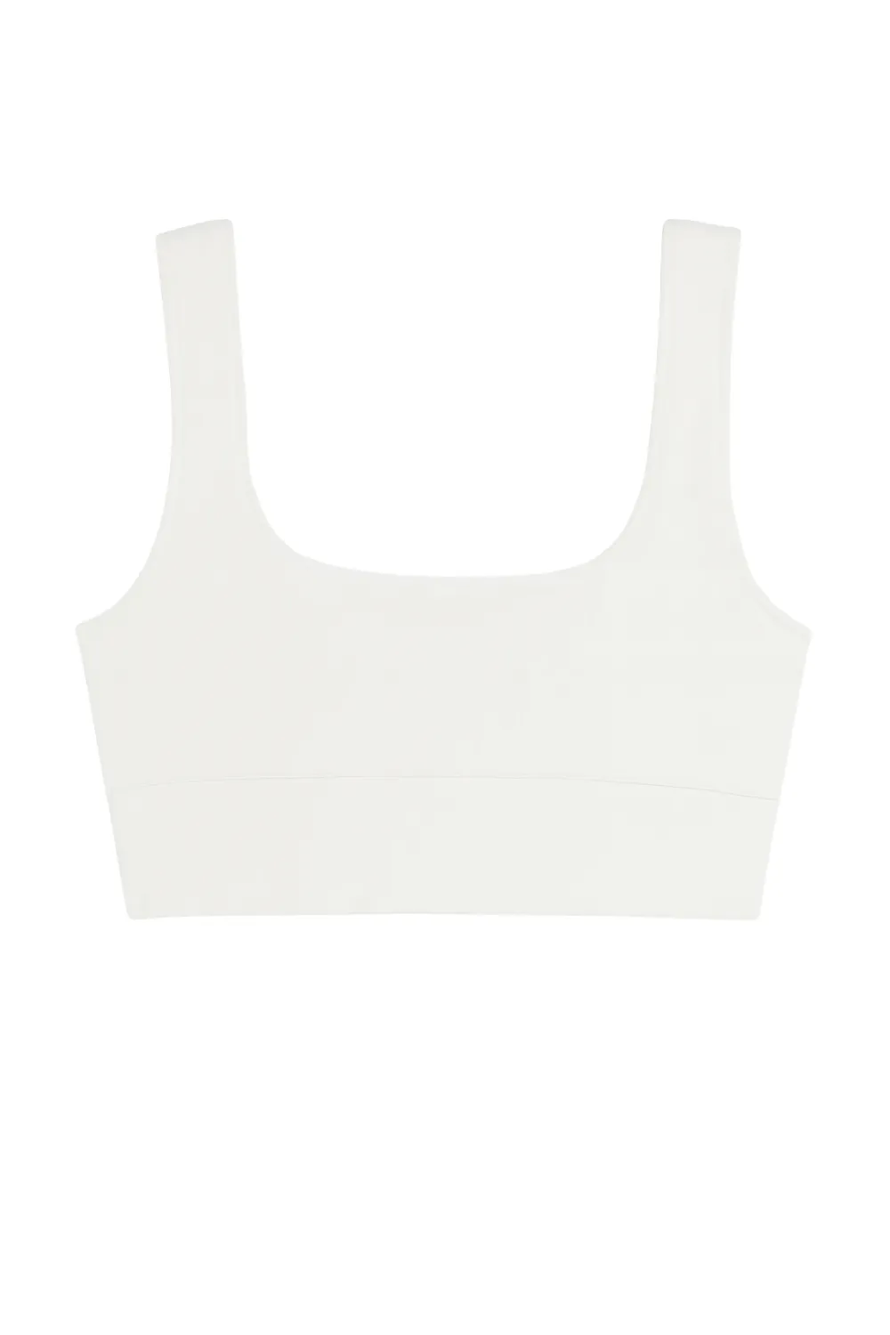 Contour Crop Top White sold by Sand Dollar