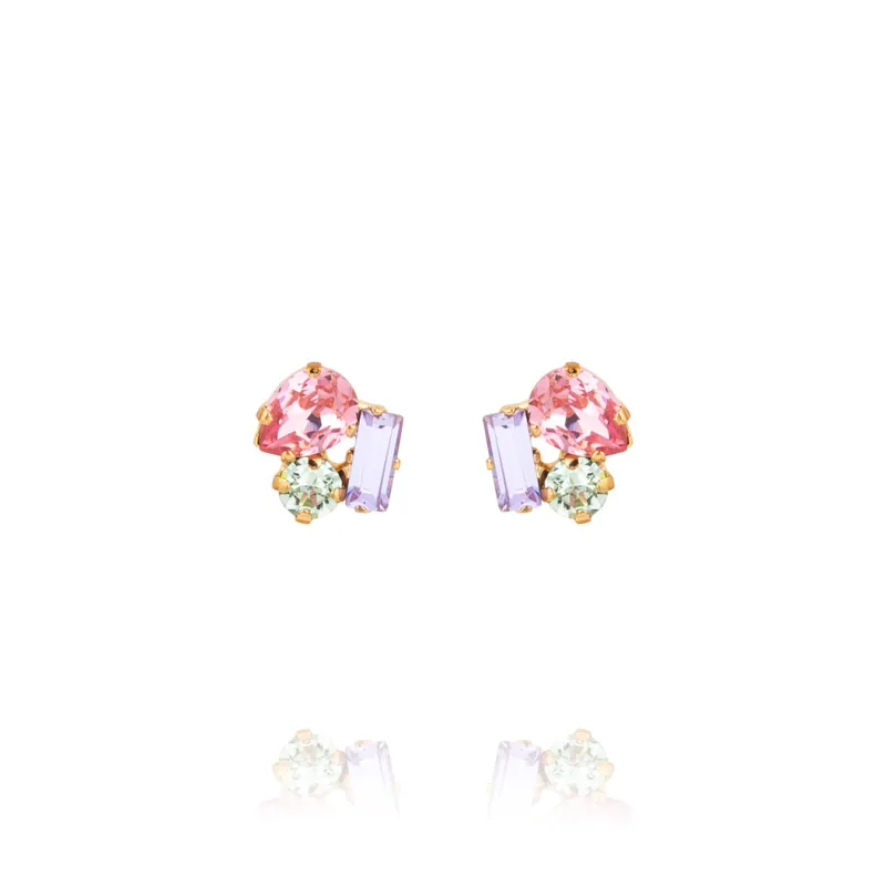 Isa Stud Earrings Pastel made by Sand Dollar
