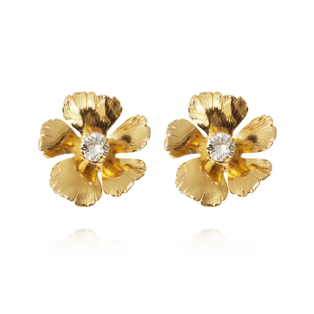 Anemone Earrings Crystal sold by Sand Dollar