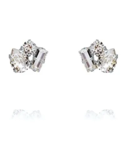 Isa Stud Earrings Crystal Rhodium sold by Sand Dollar